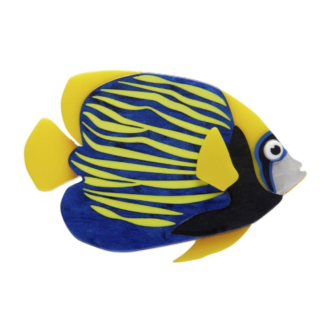 Erstwilder Great Barrier Reef Emperor Angelfish Brooch