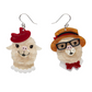 Erstwilder Lucia The Enamoured Alpacas Drop Earrings