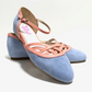 The Vibe is Enchanted in Soft Blue with Coral