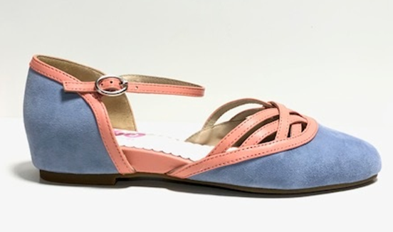 The Vibe is Enchanted in Soft Blue with Coral