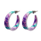 Erstwilder Jocelyn Proust Hydrangea Hoop Stud Earrings