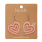 Erstwilder Valentine Heart Maze Ripple Drop Earrings Iridescent