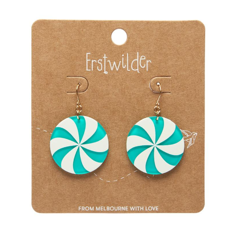 Erstwilder Lollies Drop Earrings Green