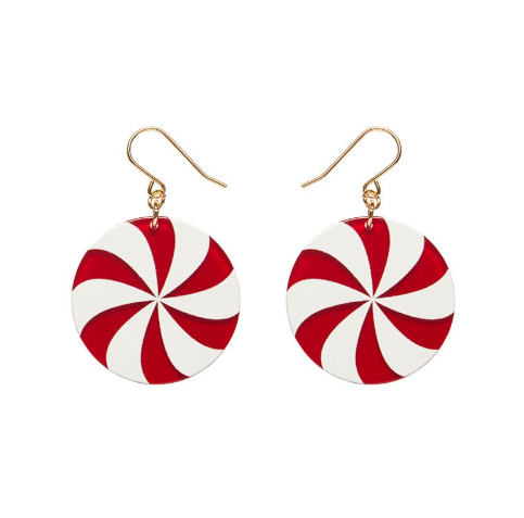 Erstwilder Lollies Drop Earrings Red