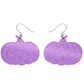 Erstwilder Spellbound Purple Pumpkin Magic Mirror Drop Earrings