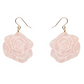 Erstwilder Pete Cromer Fairy Tales Eternal Rose Drop Earrings Light Pink