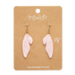 Erstwilder Pete Cromer Fairy Tales Fairy Wings Drop Earrings Pink