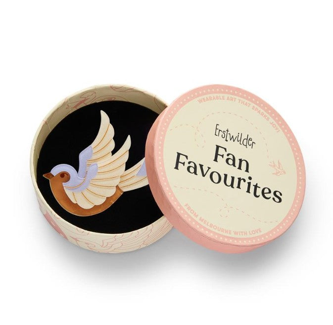Erstwilder Fan Favs Fancie Jo Sparrow Brooch