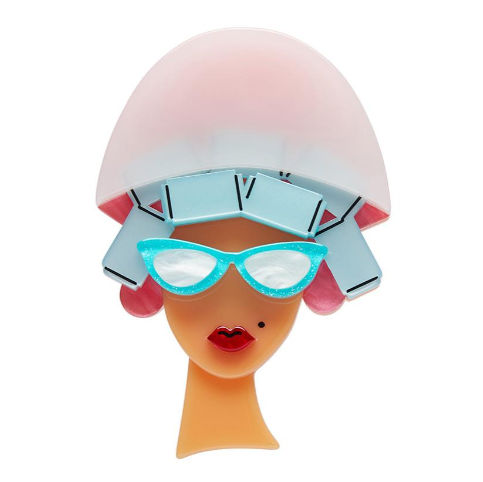 Erstwilder Fan Favs Fancy New Do Brooch