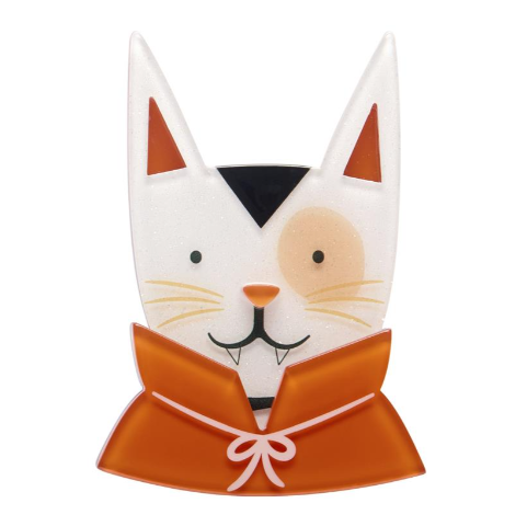 Erstwilder Megan Roy Haunted at Heart Fangtastic Kitty Brooch