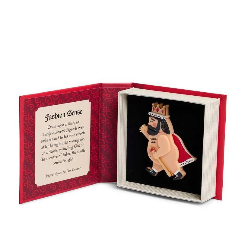 Erstwilder Pete Cromer Fairy Tales Fashion Sense Brooch