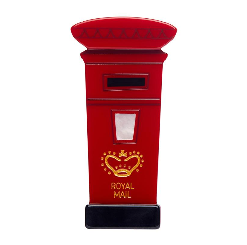 Erstwilder London Calling First Class Mail Brooch