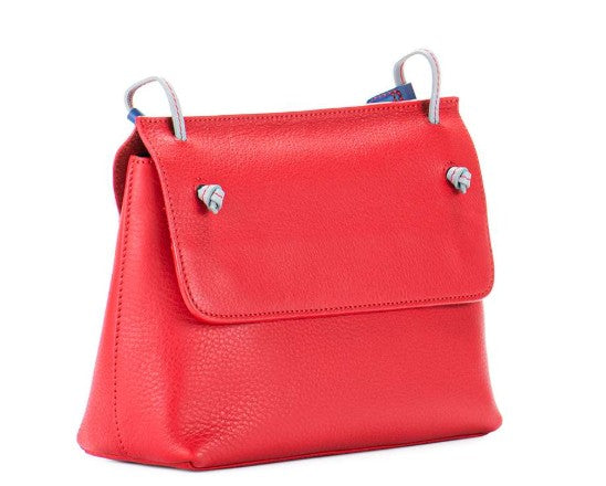 Mywalit Small Flapover Crossbody Red