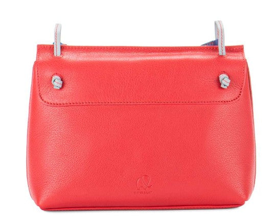 Mywalit Small Flapover Crossbody Red