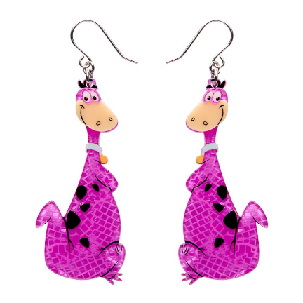 Erstwilder x Hanna Barbera Dino Flintstone Drop Earrings