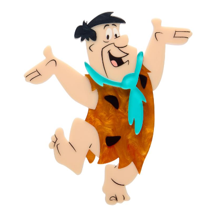 Erstwilder x Hanna Barbera Fred Flinstone Brooch