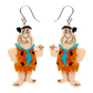 Erstwilder x Hanna Barbera Fred Flinstone Drop Earrings