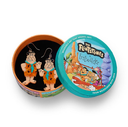 Erstwilder x Hanna Barbera Fred Flinstone Drop Earrings