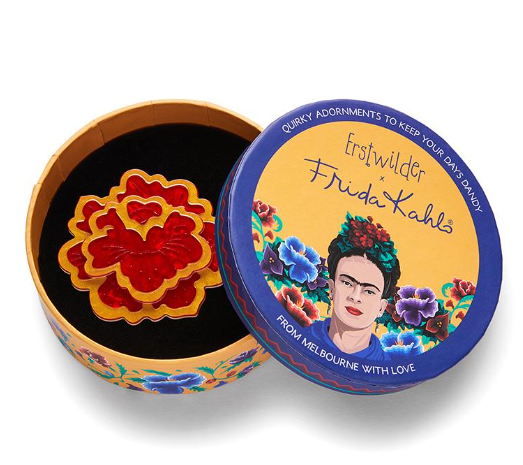 Erstwilder Frida Kahlo Flower of Life Brooch