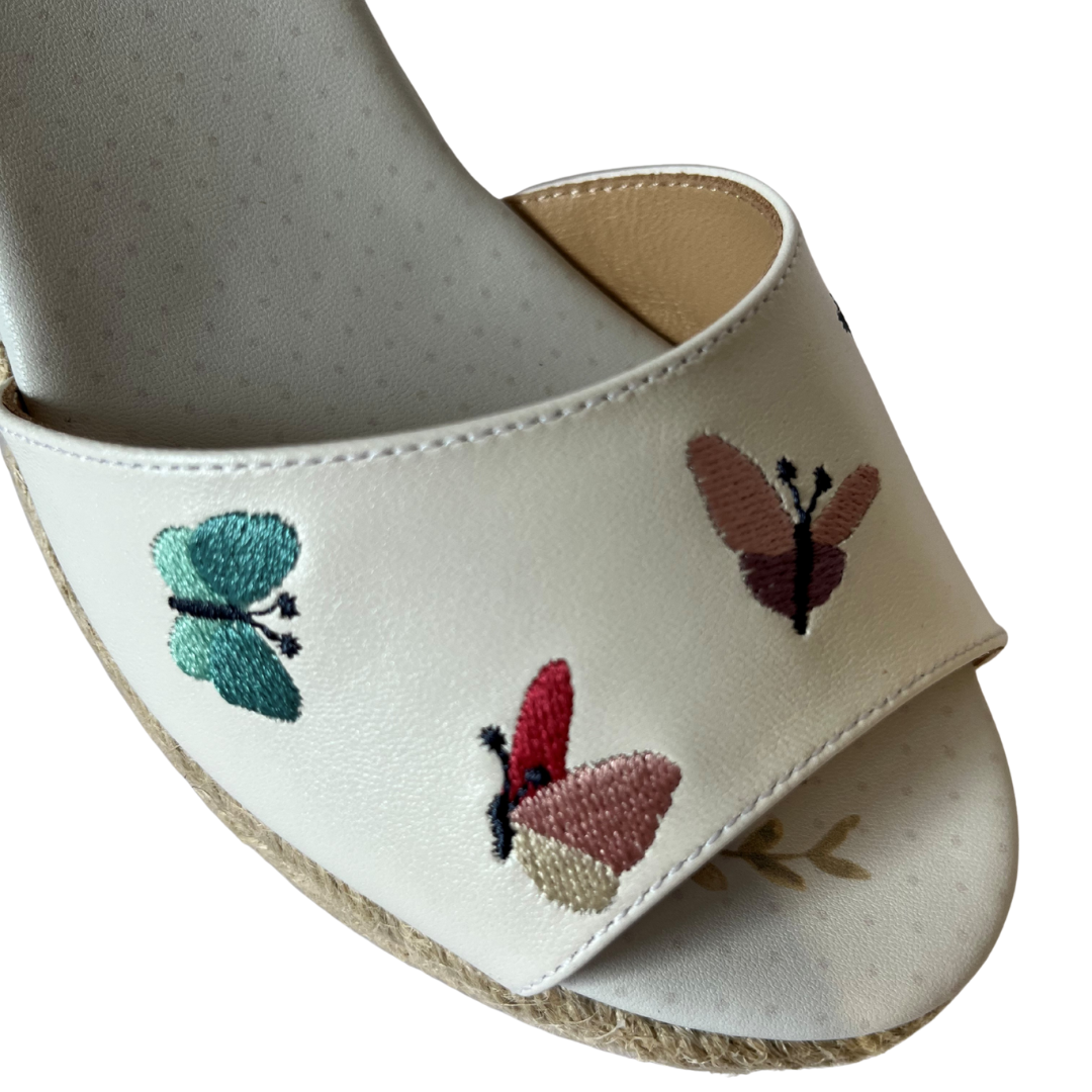 The Vibe is Flutter White Shimmer