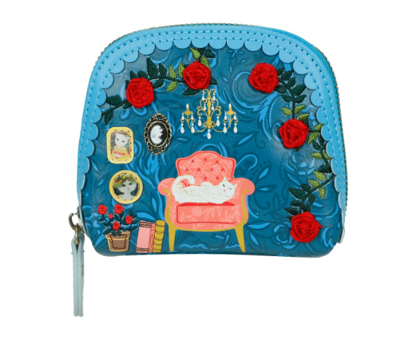 Vendula Vintage Rose Folding Shopper and Purse