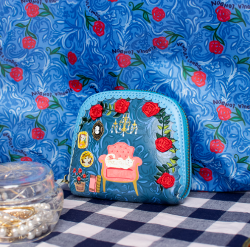Vendula Vintage Rose Folding Shopper and Purse