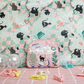Vendula Bubble Cats Laundromat Folding Shopper and Purse