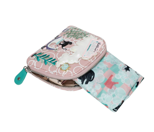 Vendula Bubble Cats Laundromat Folding Shopper and Purse