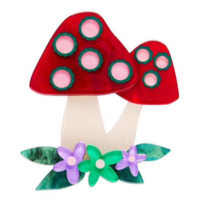 Erstwilder Fan Favs Forest Fun Guy Brooch