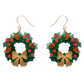 Erstwilder Merry Menagerie Forest Wreath Drop Earrings