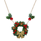 Erstwilder Merry Menagerie Forest Wreath Necklace
