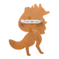 Erstwilder Merry Menagerie Freddy The Fox Brooch
