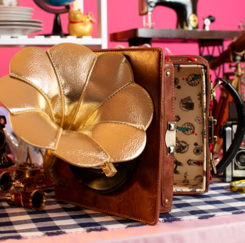 Vendula Vintage Rose Grammophone Bag