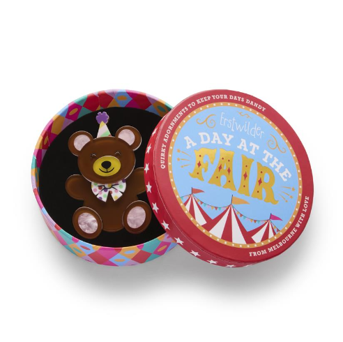 Erstwilder A Day at the Fair Grand Prize Teddy Brooch