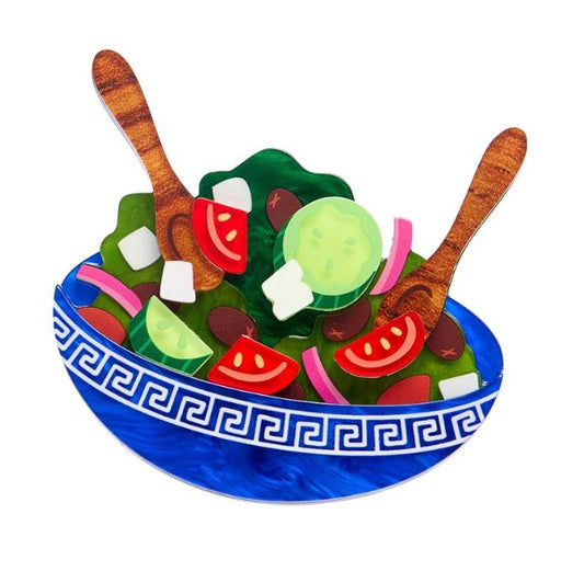 Erstwilder A Greek Odyssey Greek Salad Brooch