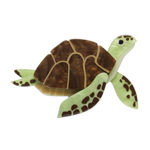 Erstwilder Great Barrier Reef Green Turtle Brooch