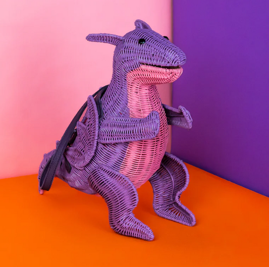 Wicker Darling Gwladys the Purple Dragon