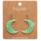 Erstwilder Halloween Essentials Half Moon Drop Earrings Glow in the Dark
