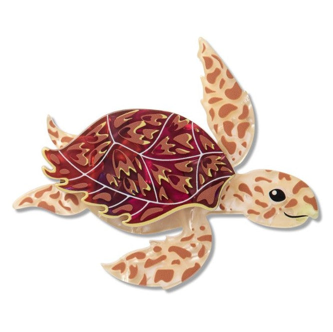 Erstwilder The Rarest Kind Hawksbill Turtle Brooch