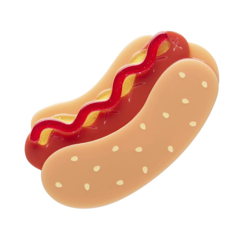 Erstwilder A Day at the Fair Hot Diggity Dog Brooch