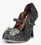 Irregular Choice Shimmer Black