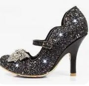 Irregular Choice Shimmer Black