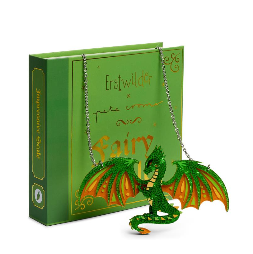 Erstwilder Pete Cromer Fairy Tales Impressive Scale Necklace