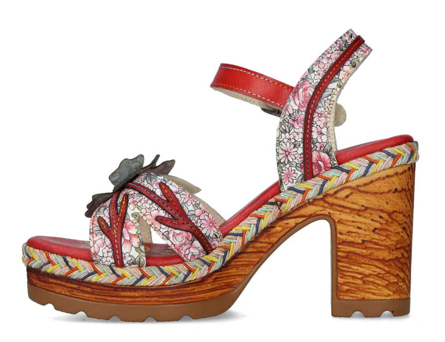 Laura top vita rouge