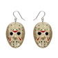 Erstwilder Thrills and Chills Jason Voorhees Mask Drop Earrings