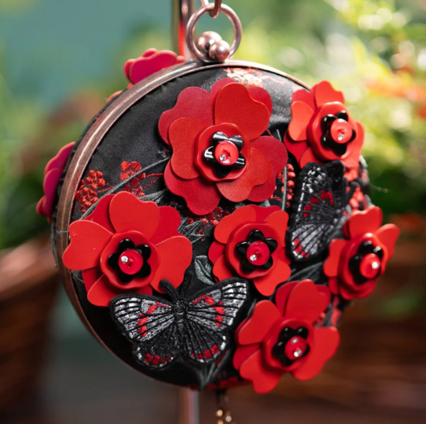 PREORDER Vendula Butterfly Garden Jayla Evening Bag