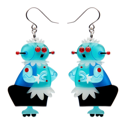 Erstwilder x Hanna Barbera Rosie The Robot Drop Earrings