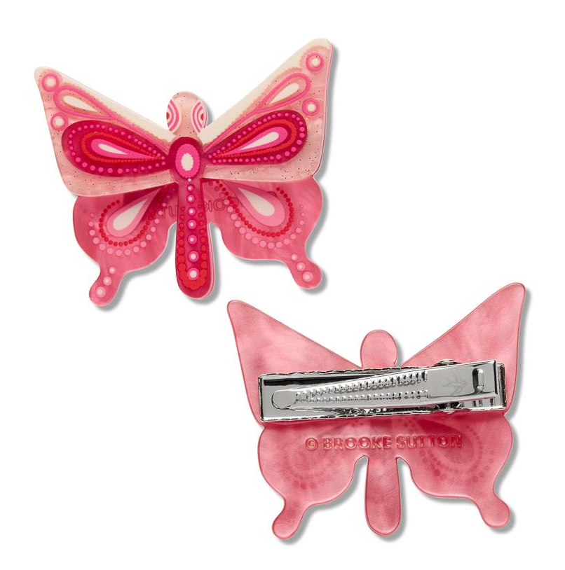 Erstwilder Brooke Sutton Kalis Ritjinguthinha Hair Clips Set Two Piece