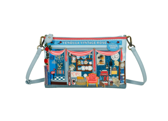 Vendula Vintage Rose Pouch Bag