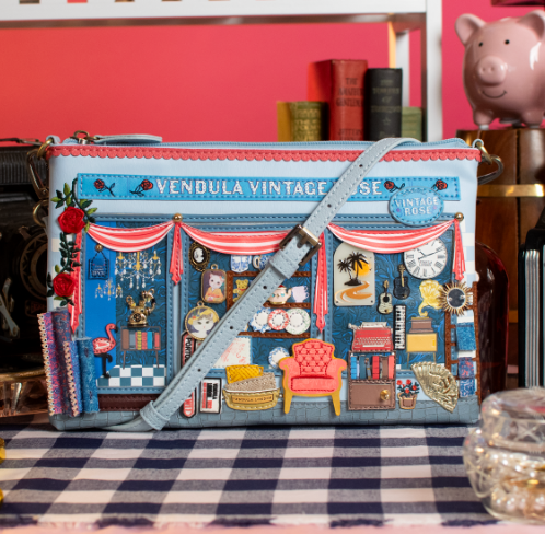 Vendula Vintage Rose Pouch Bag